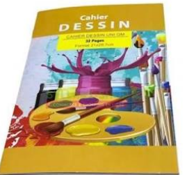 cahier de dessin